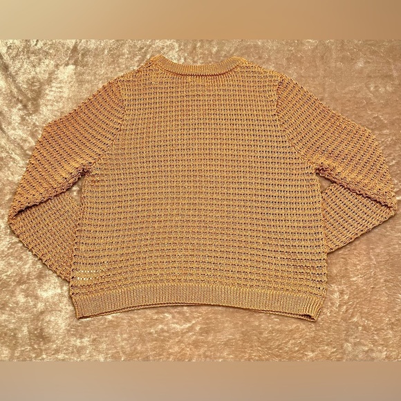 KUT From The Cloth Cosmo Crochet Sweater Cinnamon Size XL - Picture 13 of 15